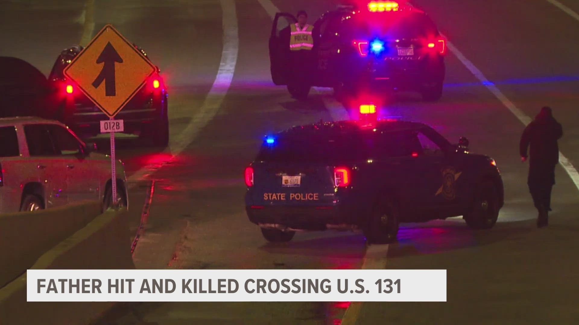 Man killed after being hit by vehicle on US-131 | wkyc.com